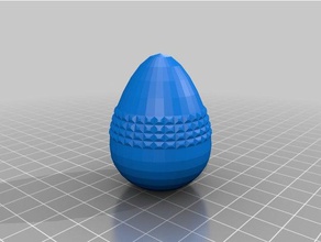 egg shaker music 3d print model - Mito3D