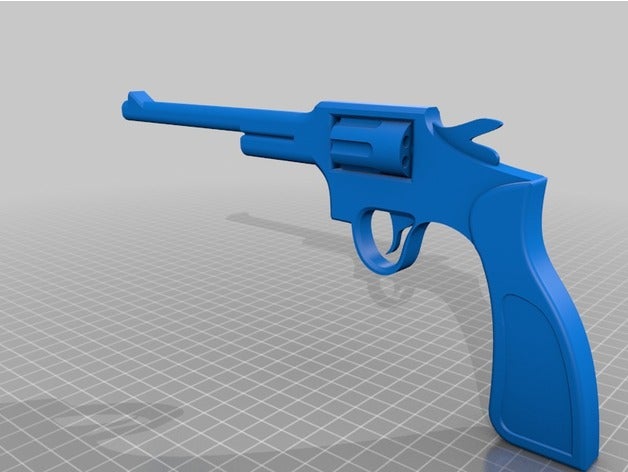 el revólver props 3D print model - Mito3D