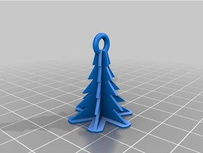 my customized christmas tree branches- customizer version2 decor 3d print model - Mito3D