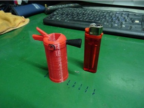accendino caso gadget estuche encendedor matafuegos 3d print model - Mito3D