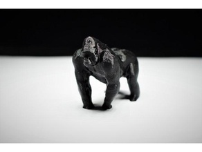 gorilla animali ape harambe scimmia 3d print model - Mito3D