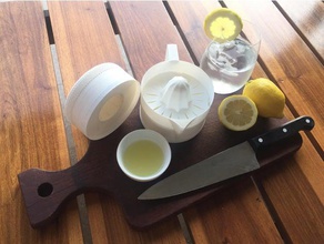 lemon squeezer jar juicer kitchen dining 3d print model - Mito3D