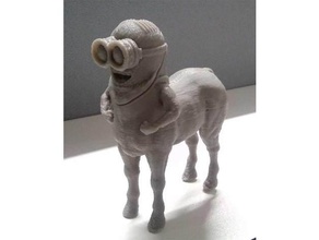 miniotaurus Skulpturen centaur Schergen 3d print model - Mito3D