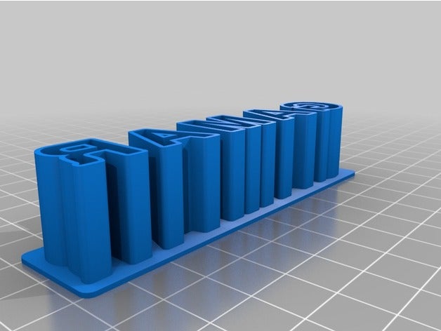 meine angepasste benutzerdefinierte text-Ausstecher Küche Essen 3D print model - Mito3D