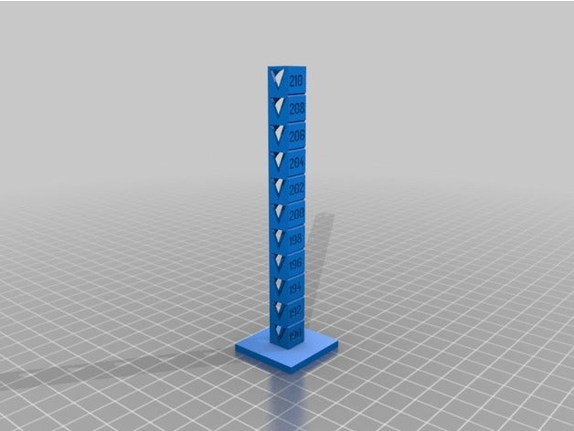 esun fine tune tower 3d printing tests customized 3D print model - Mito3D