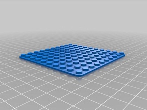 meine angepasste lego kompatibel groundplates Bau Spielzeug 3d print model - Mito3D