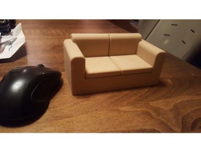 couch-box Modell Möbel 3d print model - Mito3D