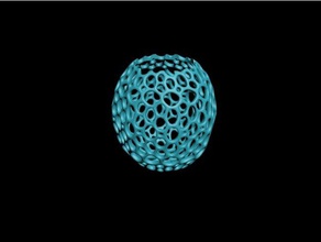 huevo alien florero de matemáticas arte 3d print model - Mito3D