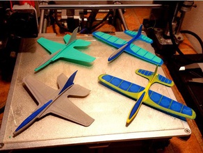 uçan gliderhangable kartları oyuncaklar oyunlar uçak Noel dekorasyon süsü jet 3d print model - Mito3D