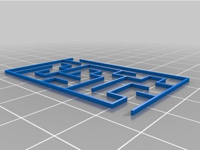maze1 puzzles personnalisé 3d print model - Mito3D