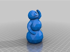 pupazzo di neve riparato creature 3d print model - Mito3D