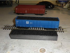 extraíble de carga piko vagones carbón hobby h0 escala modelo ferrocarril 3d print model - Mito3D