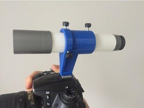 dslr buscador de montura hobby la astronomía telescopio finderscope 3d print model - Mito3D
