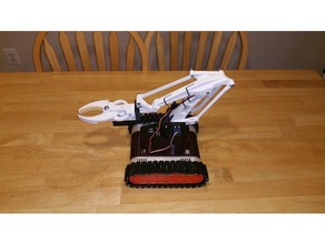 grabatron robotics arm mantis claw robot rover tank 3d print model - Mito3D