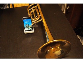 iphone 6 trombone bell amplificateur de bach 4250 personnalisable la musique passif 3d print model - Mito3D