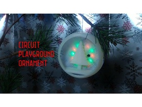 circuit playground ornament decor christmas decoration ornaments makerbotornaments 3d print model - Mito3D