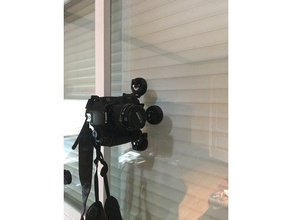 reflexo gopro suporte com ventosa câmera de canon nikon sonny sony 3d print model - Mito3D