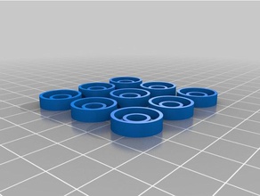 kens customized hotbed spring washers nuts 3d printer parts 3d print model - Mito3D