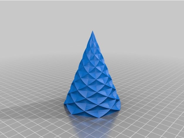 spiral christmas tree buildings structures 3D print model - Mito3D