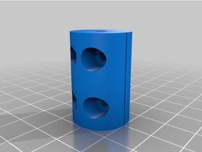 meu personalizados paramétrico z-eixo de engate deslizante da haste rosca acoplamento 3d a impressora partes 3d print model - Mito3D