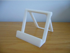 support pour tablette, grande iphone stand 3d print model - Mito3D
