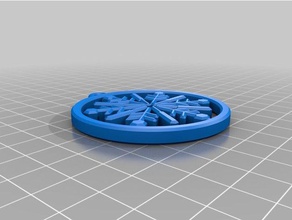 robert snowflake decor 3d print model - Mito3D