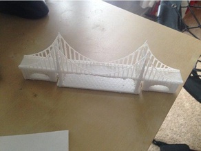 a ponte golden gate 3d impressão legal sanfracnsico sanfran suspensão 3d print model - Mito3D