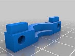 hayden effector clamp stronger thicker e3dv6 printer parts 3d print model - Mito3D