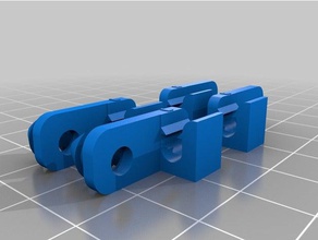 toyota 4mm rod clips automotive tailgate tundra 3d print model - Mito3D