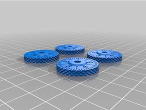 thumbwheel mod wanhao duplicator i3 maker select cocoon create 3d printers all parts one print v2 3d print model - Mito3D