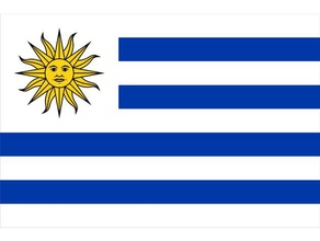 bandeira do uruguai outros 3d print model - Mito3D