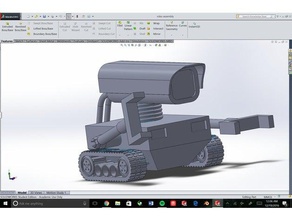 NSA wall-e Modell Roboter 3d print model - Mito3D