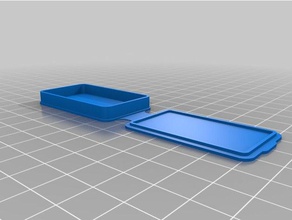 il mio personalizzato caso 2 rettangolari contenitori 3d print model - Mito3D