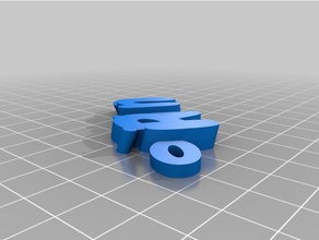 benim özel Anahtarlık 3d print model - Mito3D