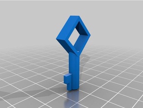 Schlüssel verschließbar vorhanden ornament - Spielzeug Spiele box 3d print model - Mito3D