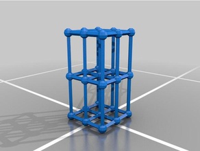 tetragonal de la física astronomía personalizado 3d print model - Mito3D