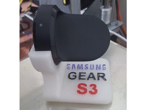 samsung galaxy watch engrenagem s3 carregador dock stand organização gears3 o smartwatch 3d print model - Mito3D