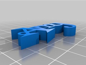 amy i portachiavi personalizzato 3d print model - Mito3D
