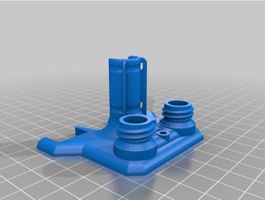 flashforge creator pro dust filter bracket fixed 3d printer parts 3d print model - Mito3D