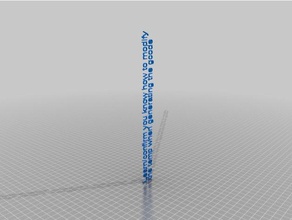 meu personalizados temp torre de calibração cal 3d impressão testes 3d print model - Mito3D