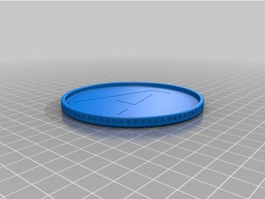 poker gecesi coaster 3d baskı kartları içecek soda olabilir 3d print model - Mito3D