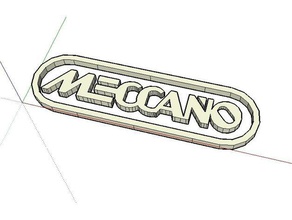 logo meccano 3d yazıcılar 3d print model - Mito3D
