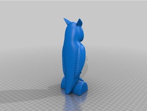 coruja da stifani 3d impressão 3d print model - Mito3D
