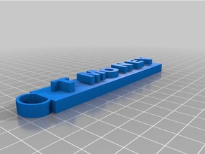 chave de cadeia 3d impressão chaveiro dinheiro 3d print model - Mito3D