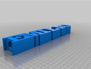emilio signos logotipos personalizado 3d print model - Mito3D
