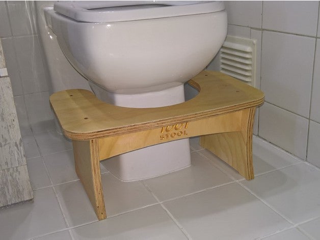 toot stool enhanced bathroom footstool squat 3D print model - Mito3D