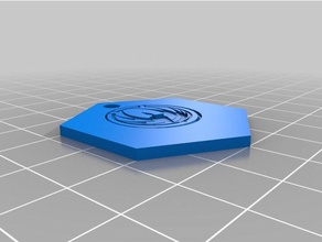 battlestar id de collar 3d la impresión galactica dogtag 3d print model - Mito3D