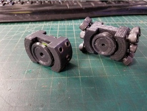 fidgt parafuso mecânico brinquedos fidget giratório 3d print model - Mito3D