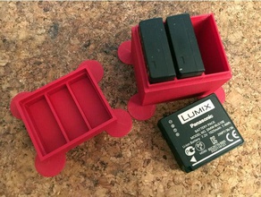 panasonic lumix dmc-lx100 caja de la batería cámara 3d print model - Mito3D