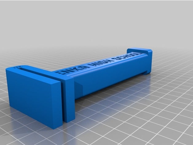 enka alta alloggiamento 3d la stampante accessori bobina di filamento titolare 3D print model - Mito3D